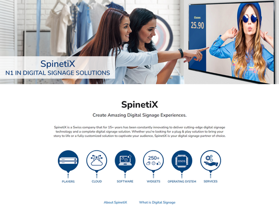 spinetix beispielseite