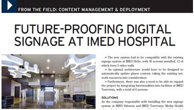 spinetix IMED magazine article december 2017