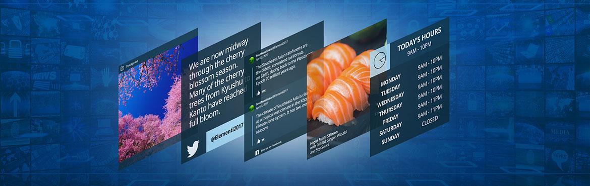 digital signage widgets and apps header image