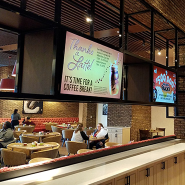 Soboba Casino food court digital signage